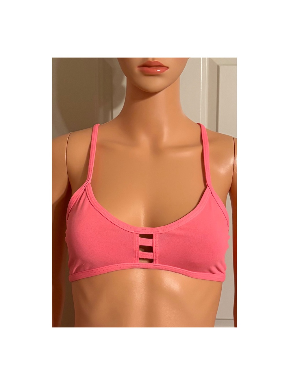 Jolyn Clothing Pink Strappy Bralette
